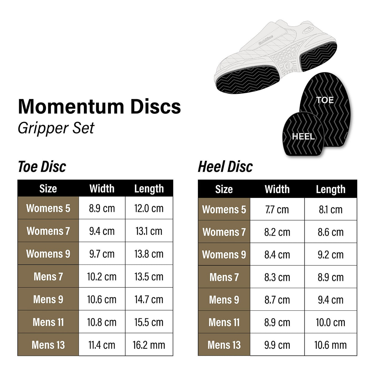 Goldline Momentum Gripper Discs