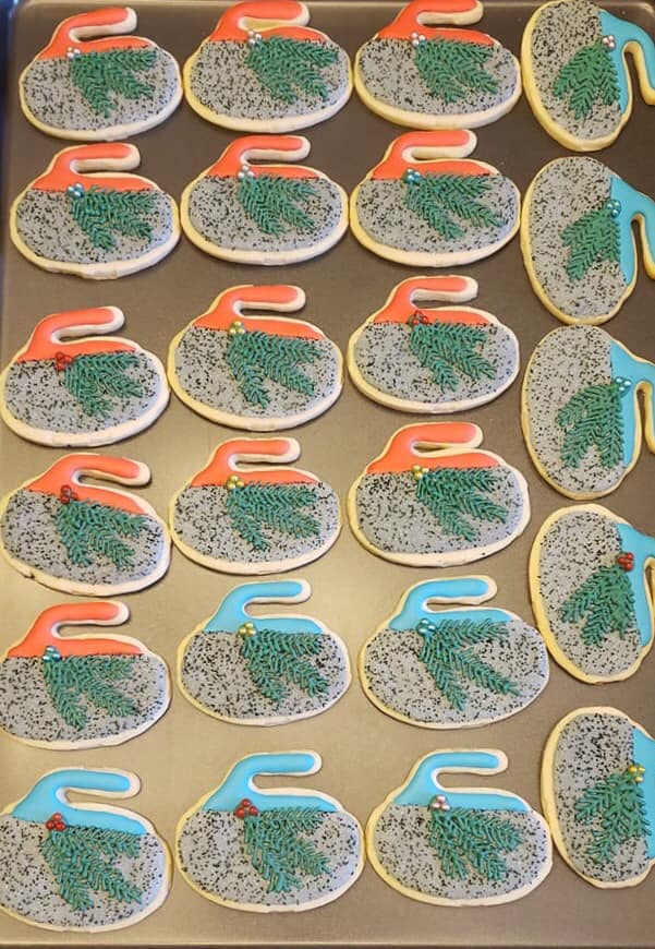 Asham Curling Rock Cookie Cutter