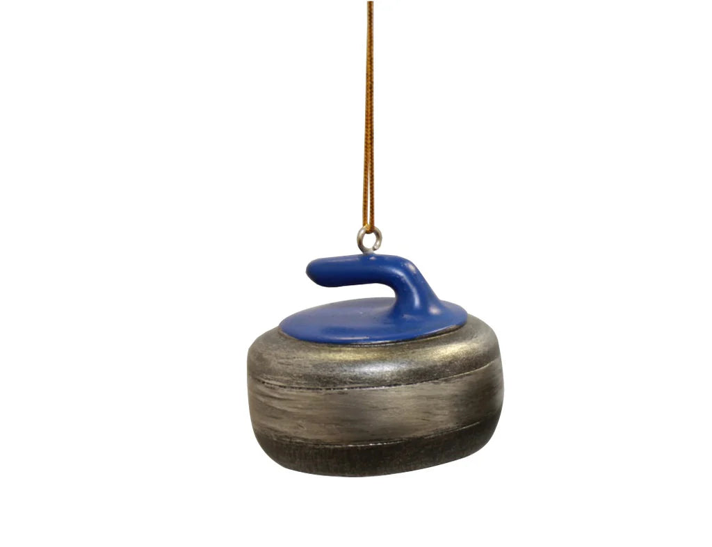 Asham Curling Rock Ornament