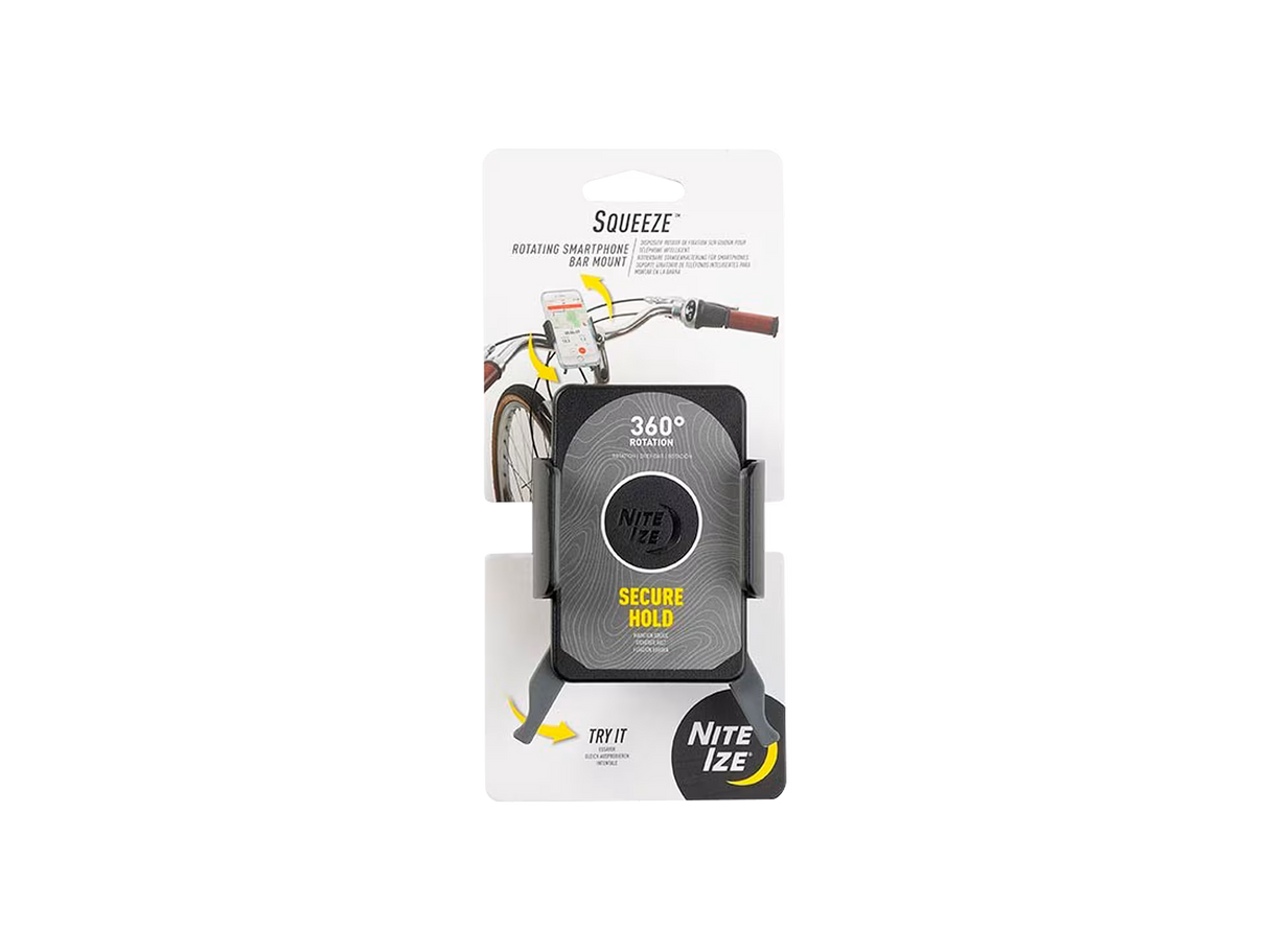 Nite Ize Squeeze Rotating Smartphone Bar Mount