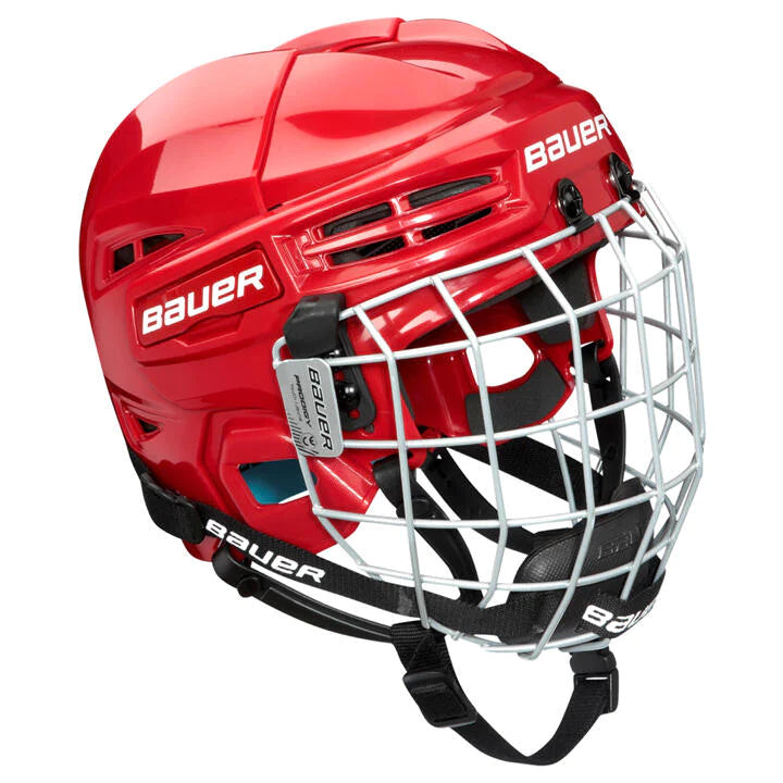 Bauer Prodigy Youth Helmet Combo Red