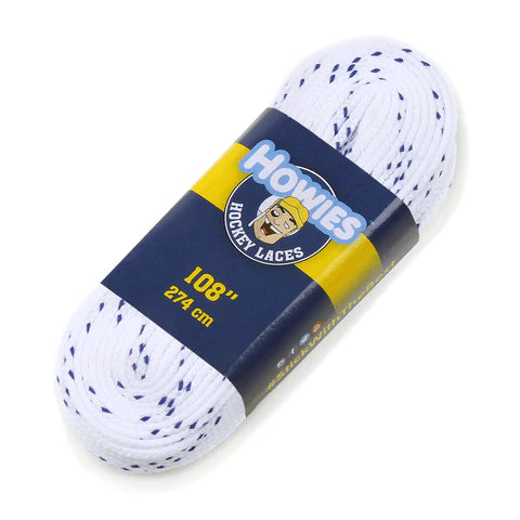 Howies White Cloth Hockey Skate Laces